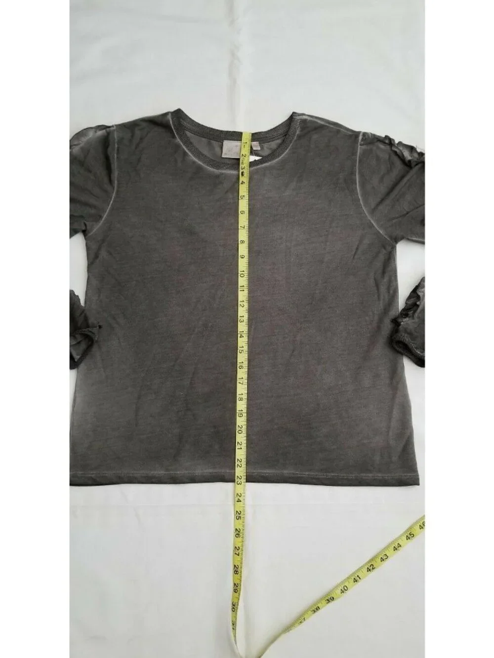 Dantelle Women's Gray Oil Dye Sweatshirt Pullover Top Size Small NWT